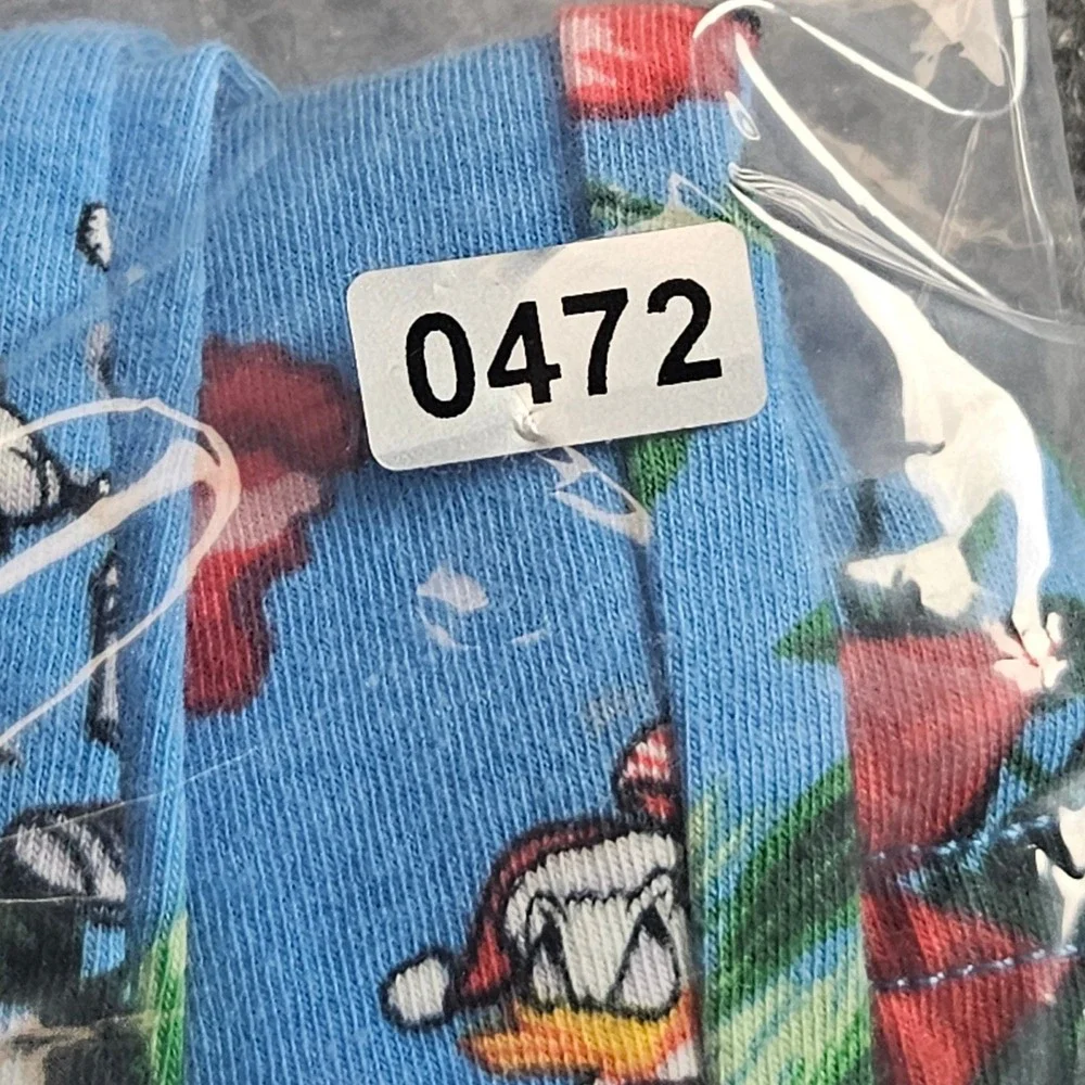 Disney x Tommy Bahama Lounge Pants L Blue Tropical Mickey Holiday Cozy Jogger - Picture 7 of 7